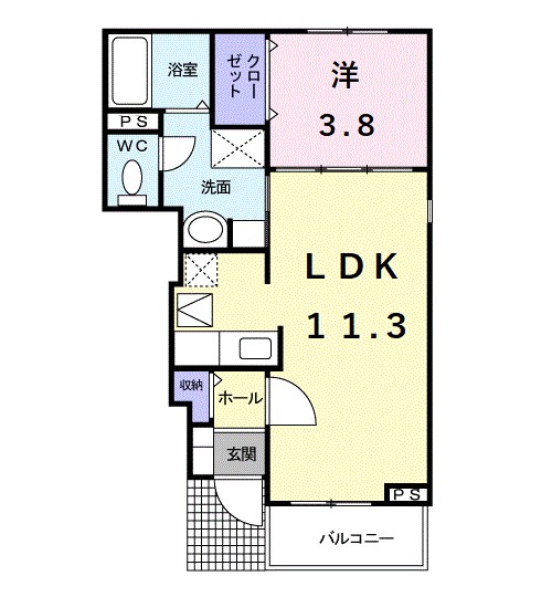 メゾン・ファミーユⅡ 間取り
