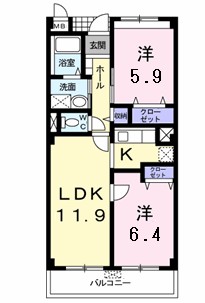 ロイヤルシティー泉南 間取り