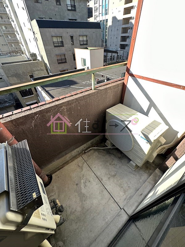 北堀江レジデンス ベランダ