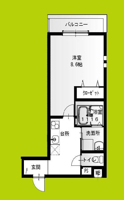 フジパレス今津中ウエスト 間取り