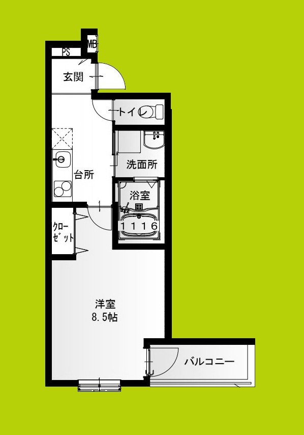 フジパレス今津中ウエスト 間取り