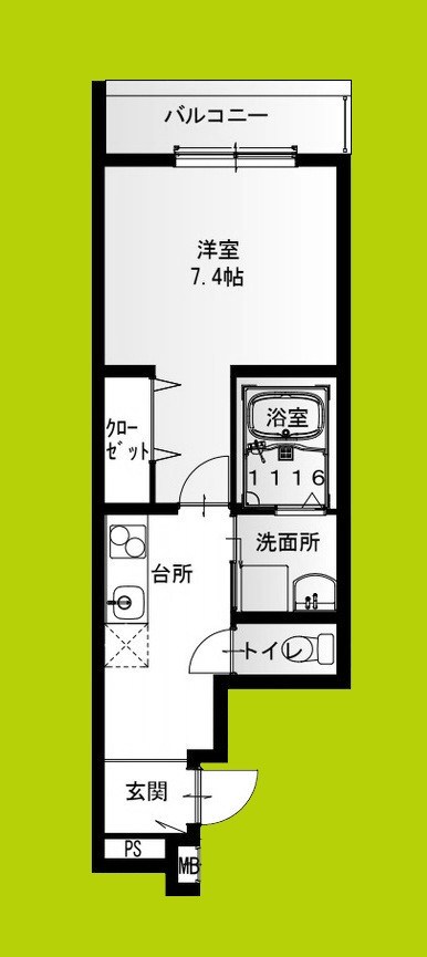 フジパレス今津中ウエスト 間取り