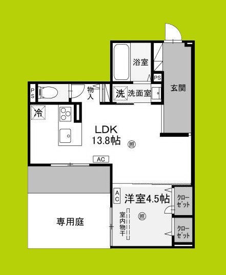 (仮称)D-ROOM大阪府八尾市太子堂2丁目PJ 間取り