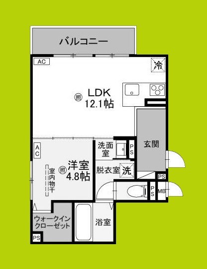 (仮称)D-ROOM大阪府八尾市太子堂2丁目PJ 間取り