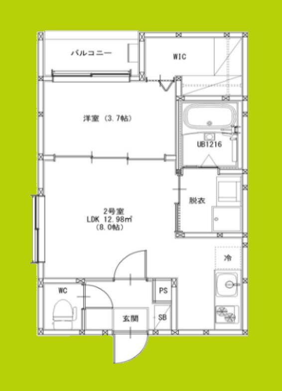 JIN Residence吹田 間取り