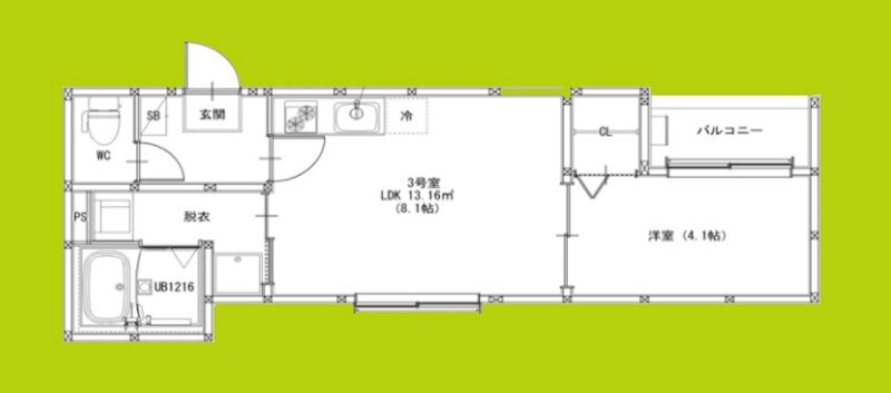 JIN Residence吹田 間取り