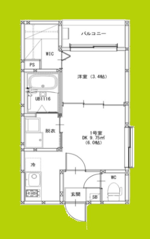 JIN Residence吹田 間取り