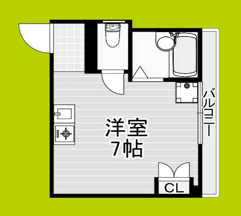 スカイビル 間取り
