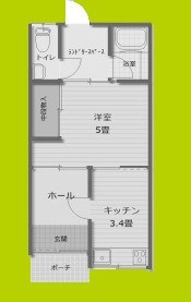 勝山北2丁目テラス 間取り