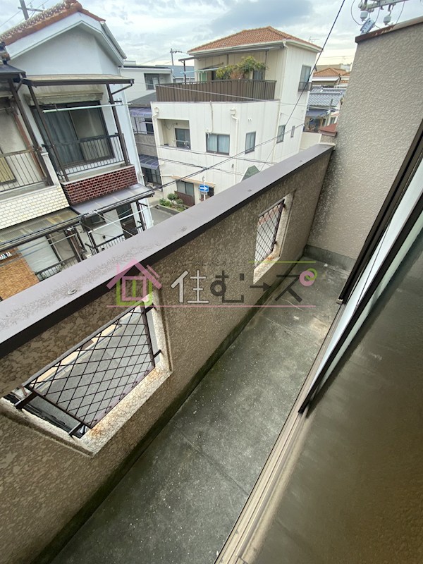 酉島テラスハウス ベランダ