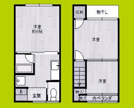 磯路3丁目テラス 間取り