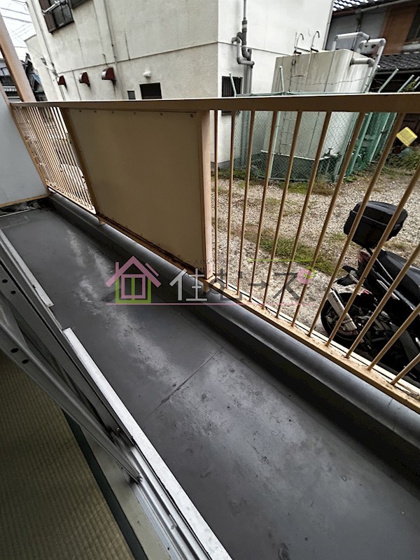 向井コーポ ベランダ