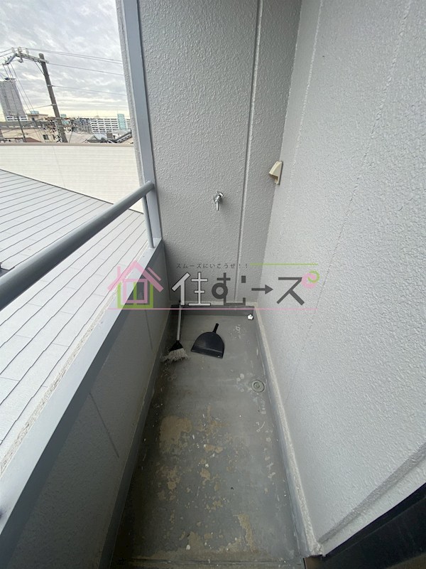 徳留ハイツ ベランダ