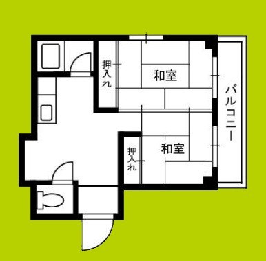 徳留ハイツ 間取り