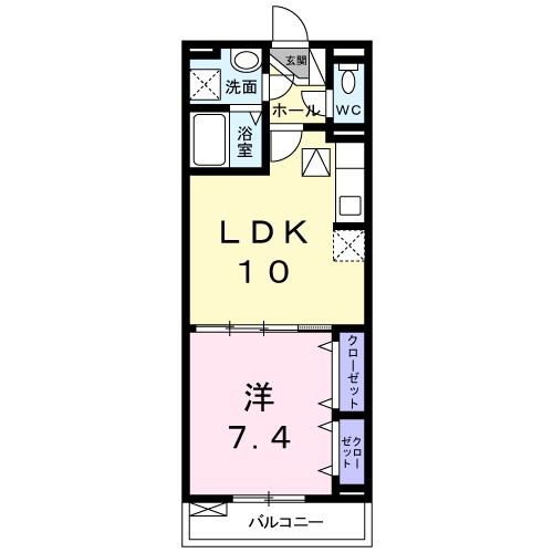 ブリーゼ・Ｆ　Ⅱ 間取り