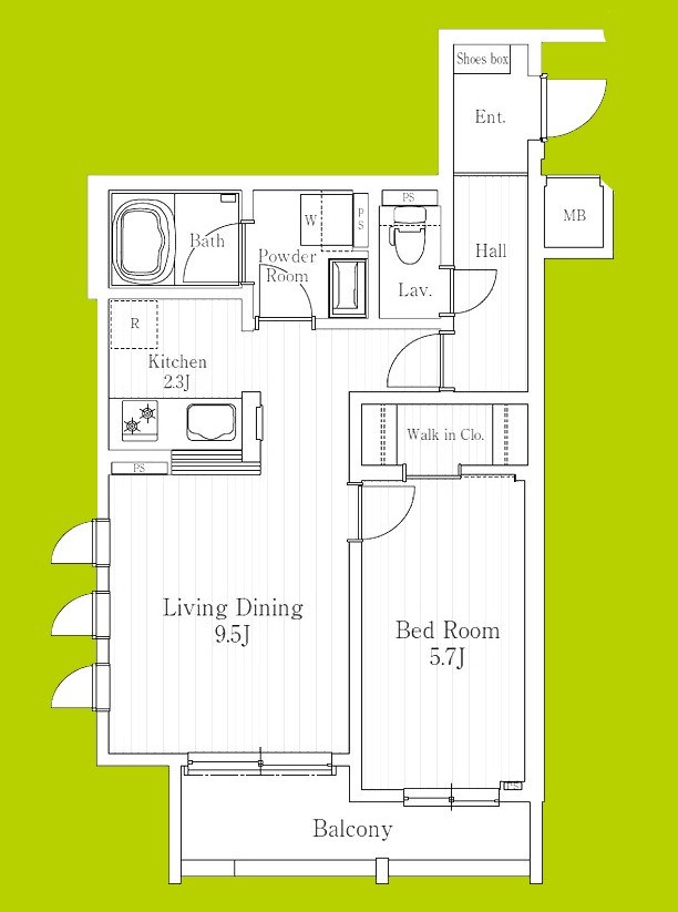 モクシオン大阪ベイ 間取り