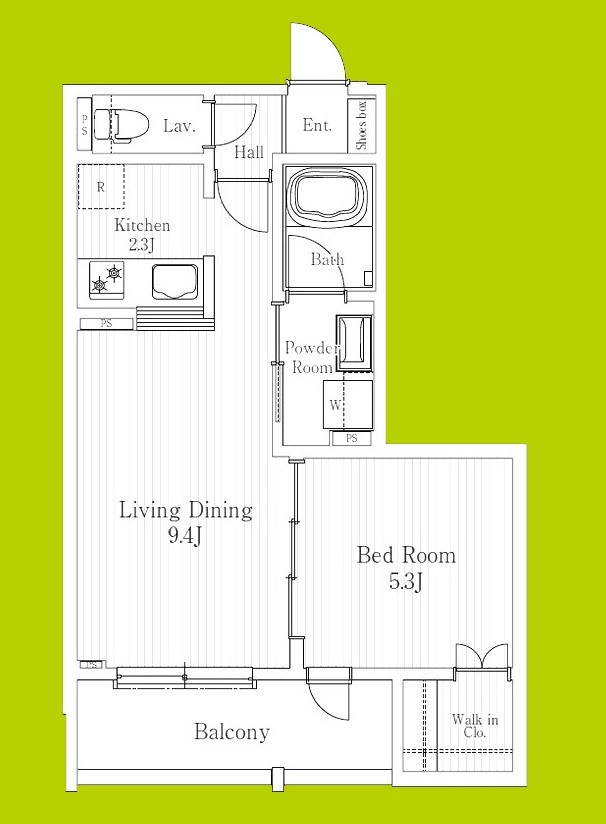 モクシオン大阪ベイ 間取り
