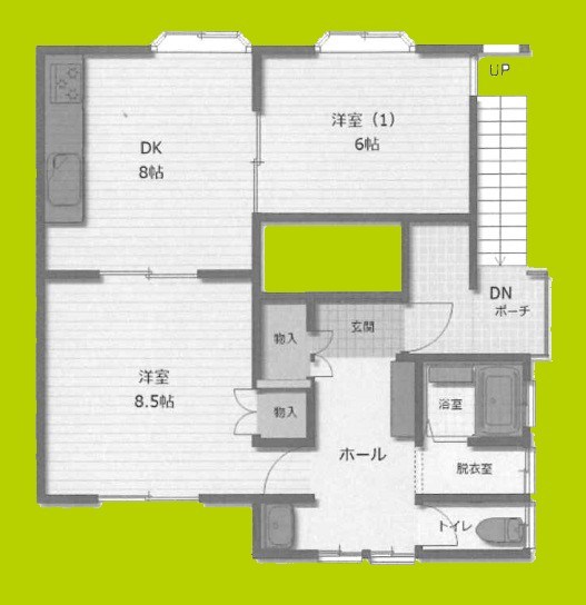 フラット塚本 間取り