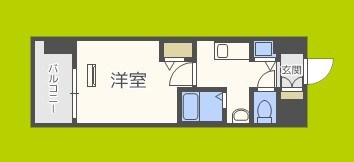 アスヴェル新北野モスト 間取り