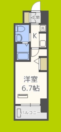 エステムコート阿波座プレミアム 間取り
