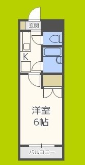 ローズコーポ新大阪8 間取り