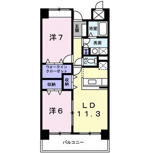 メルヴェイユ－山本 間取り