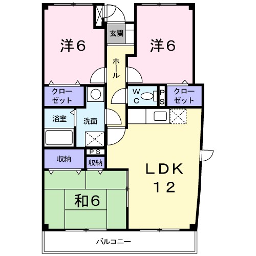 ジャン・ピュールⅠ番館 間取り
