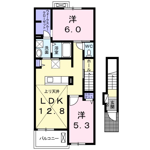 カーサ　デ　ベラーノ　Ⅲ 間取り