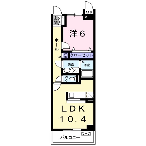 アニメート松下１号館 間取り