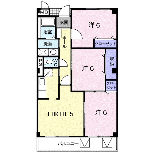 フィ－ルド夢運 間取り