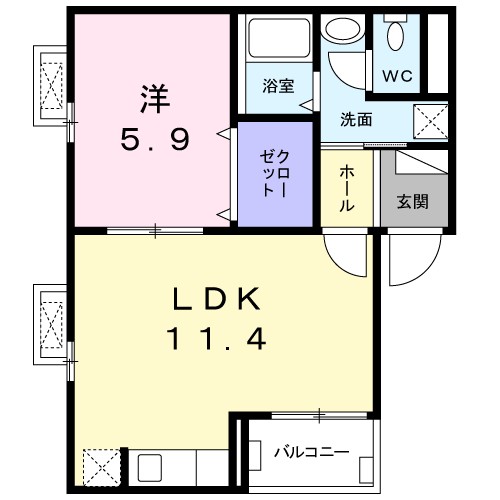 アルコバレーノ 間取り