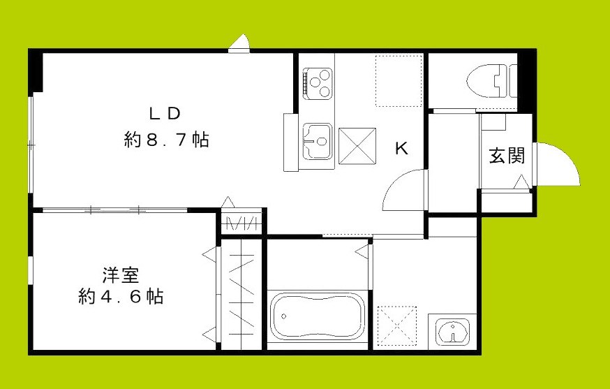 オリビア苦楽園 間取り