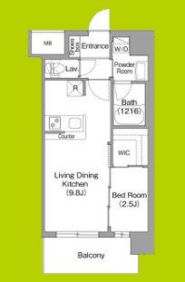 コンフォリア・リヴ淡路 間取り