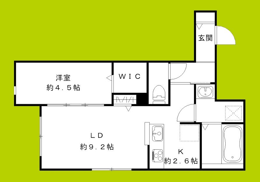 オリビア苦楽園 間取り