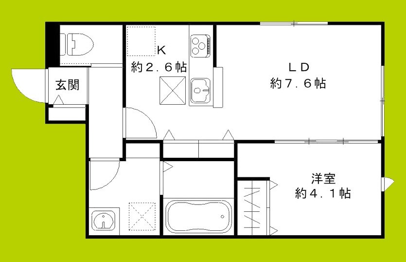 オリビア苦楽園 間取り