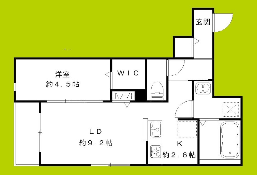 オリビア苦楽園 間取り