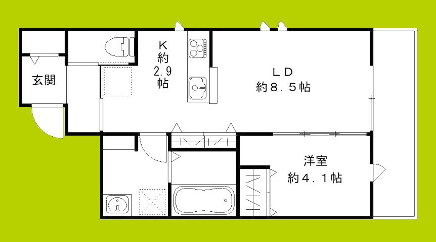 オリビア苦楽園 間取り