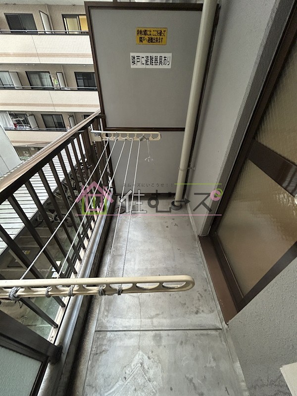 ファーストスクエア ベランダ