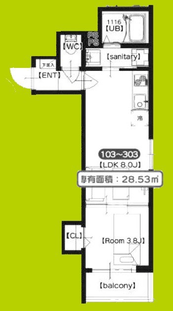 ジャカルタ519 間取り