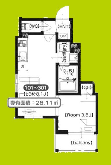 ジャカルタ519 間取り