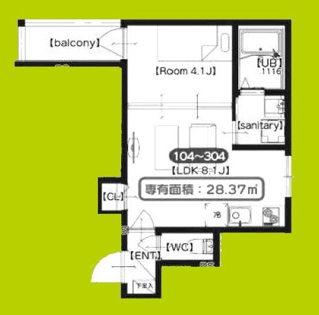 ジャカルタ519 間取り