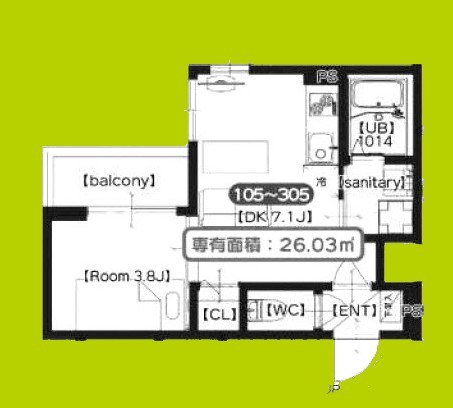 ジャカルタ519 間取り