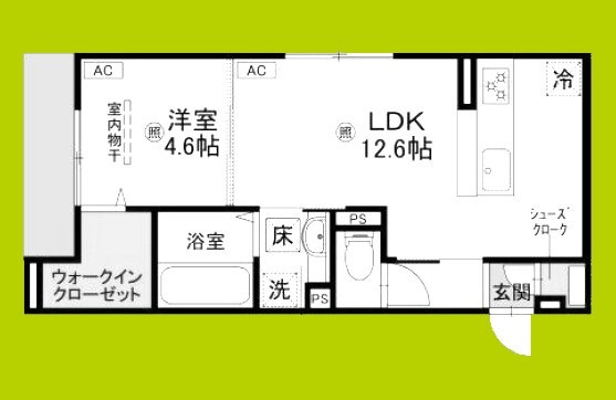 パサログランデ北長尾 間取り