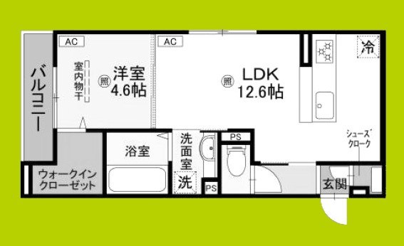 パサログランデ北長尾 間取り