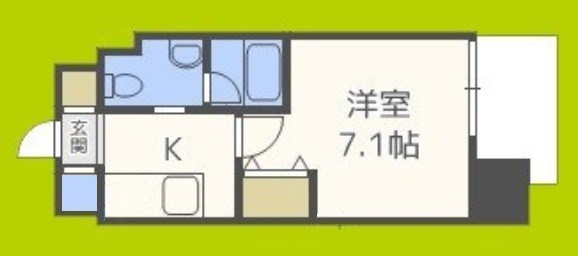 レオンコンフォート谷町六丁目 間取り