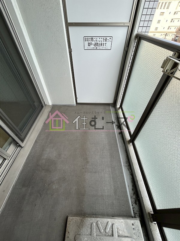 レオンコンフォート谷町六丁目 ベランダ