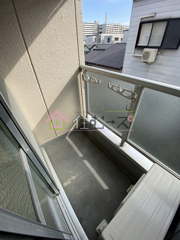 コーポはる ベランダ