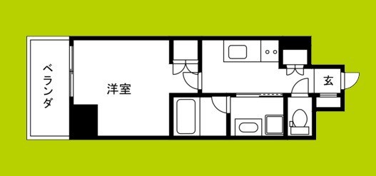 リーガル南船場Ⅲ 間取り