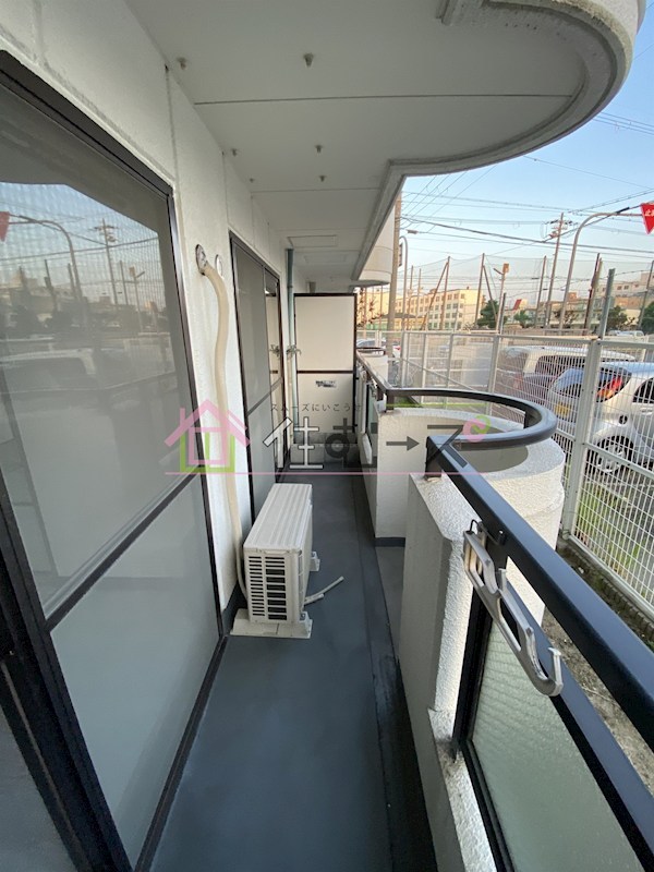 メゾンササキⅡ ベランダ