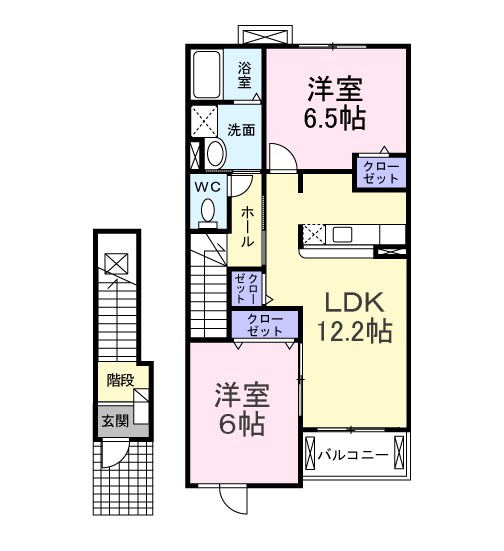 メゾンド　リックⅠ 間取り